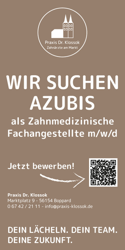 Jobanzeige Azubi ZFA